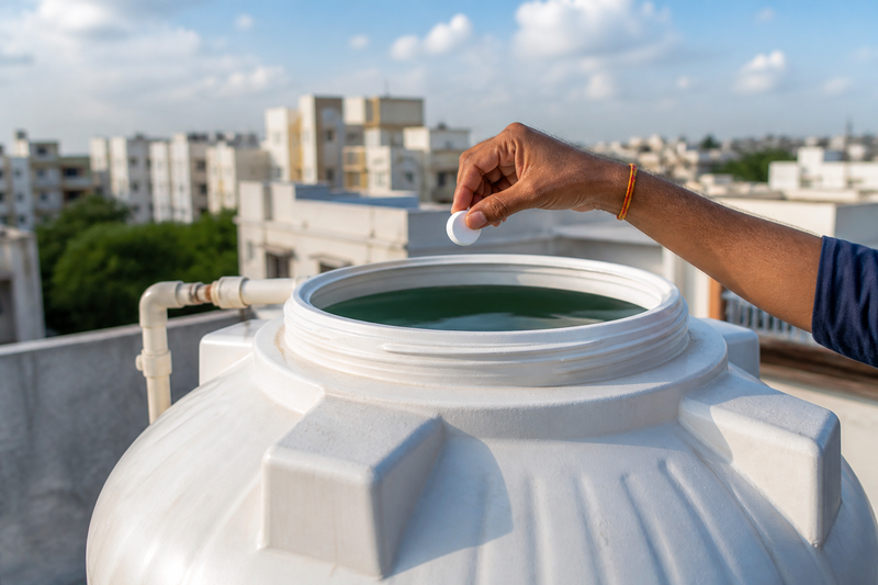 How to Clean Water Tank Without Emptying (Tablet Method)