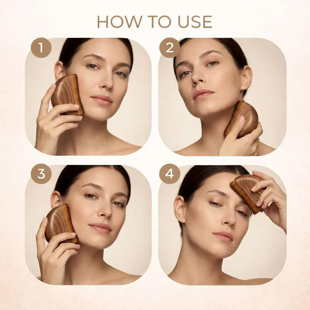 GlowLift Face Sculptor Brush - Skin Tightening, Face Lifting & Instant Glow Massage Tool
