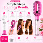 Grozaro Multicolour 2-in-1 Spray Comb Hair Brush with Built-In Mist Bottle — Anti-Frizz Detangling Brush